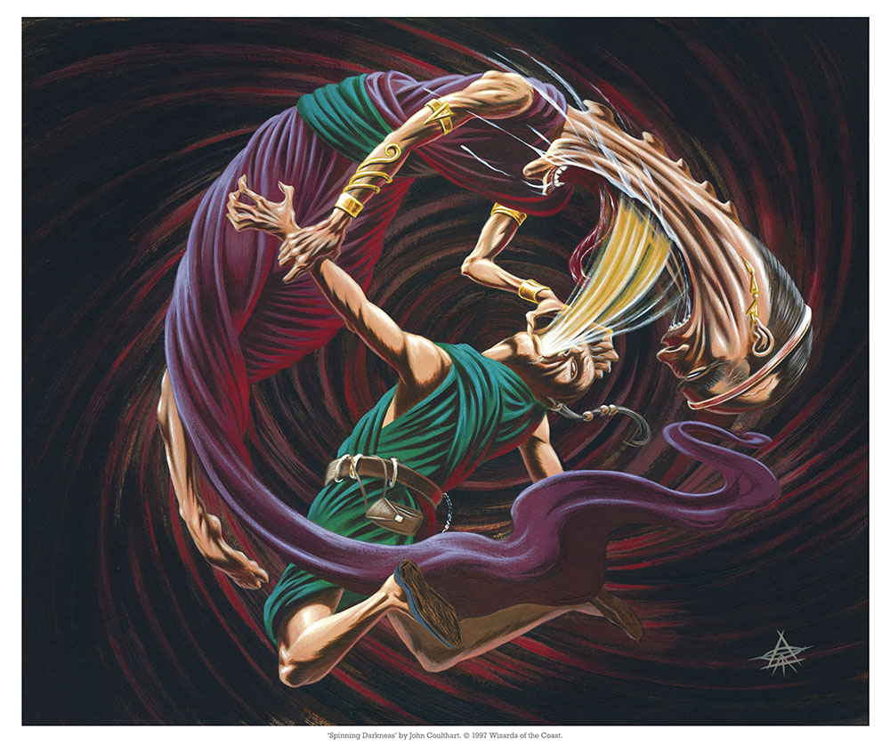 M:TG — Spinning Darkness print